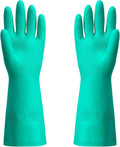 ThxToms Chemical Resistant Nitrile Gloves,Resist Household Acid, Alkali, Solvent and Oil, Latex Rubber Free, 1 Pair Extra Large