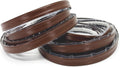 InstaTrim The Original Flexible Trim - 2-Pack of 10ft Dark Brown 1/2" Wide Caulk Tape - Adhesive Trim with Many Uses Including Caulking for Bathtubs, Sinks, Counters, Tile, Floors - Made in USA