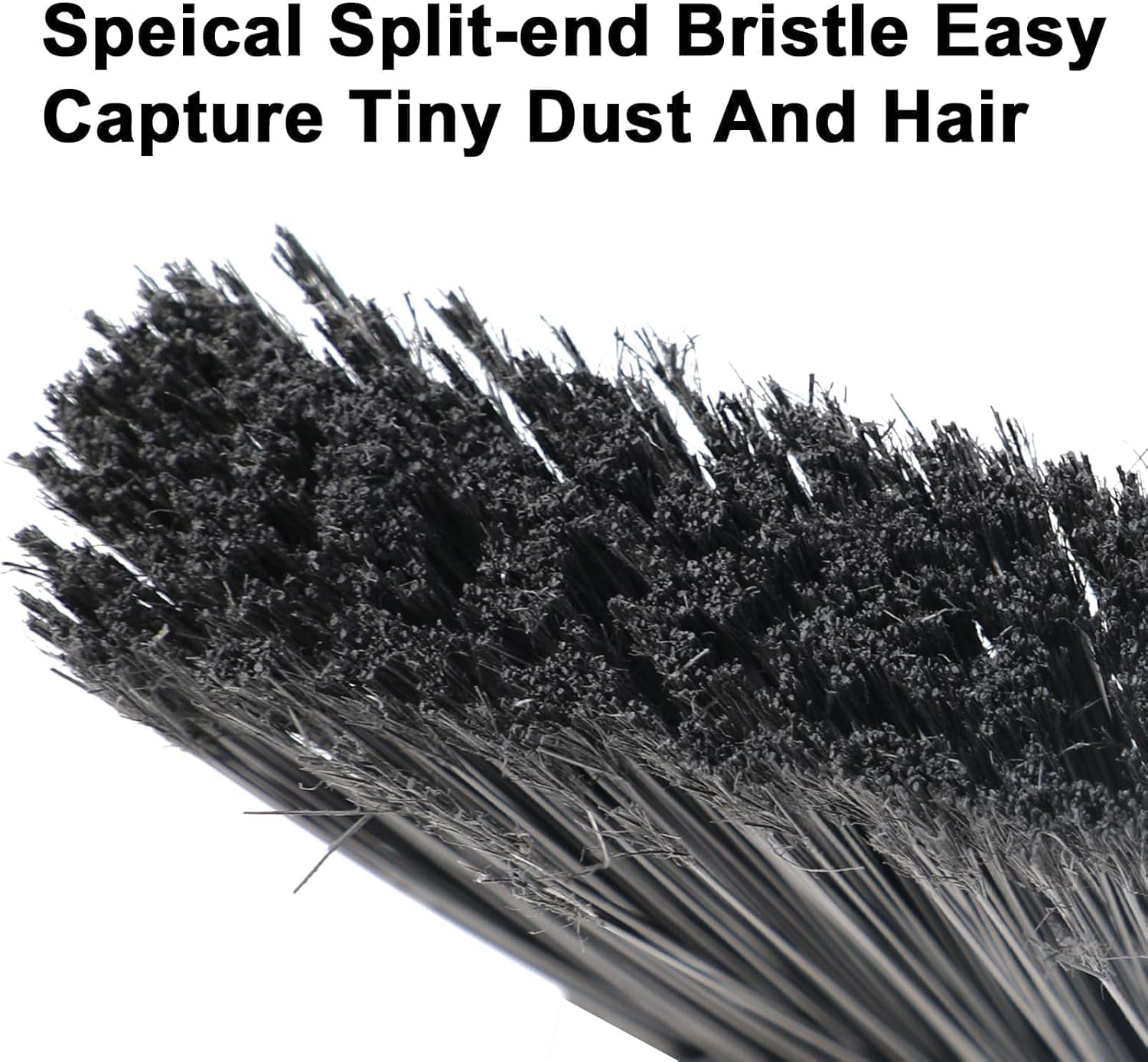 4 Pack Outdoor Indoor Broom, Brooms for Sweeeping Indoor, Heavy-Duty Kitchen Broom with Long Pole, Angle Broom White for Garages Restaurant Courtyard Office Slidewalk Lobby Sweep Dust