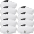 Golf Iron Covers 9pcs or 1pc Saffiano Leather Magnetic Club Headcover for Right Hand