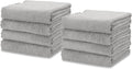 kimteny Kitchen Cloth Dish Towels, 13x28 Inches Premium Dishcloths, Super Absorbent Coral Velvet Microfiber Cleaning Cloths, Fast Drying Rags for Washing Dishes (13x28-8 Pack, Grey)