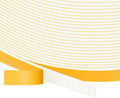 White Strong Adhesive Weather Stripping, Door Insulation Weather Strip，Door Seal Strip, Soundproof Weatherproof Weather Tape for Doors and Windows(1/4 in x 1/16 in x 66Ft)