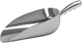 Cast Aluminum Utility Scoop - 38 oz. - Round Bottom, ice scoop For Multi-Purpose Use, With Finger Groove Handle (38 oz.)