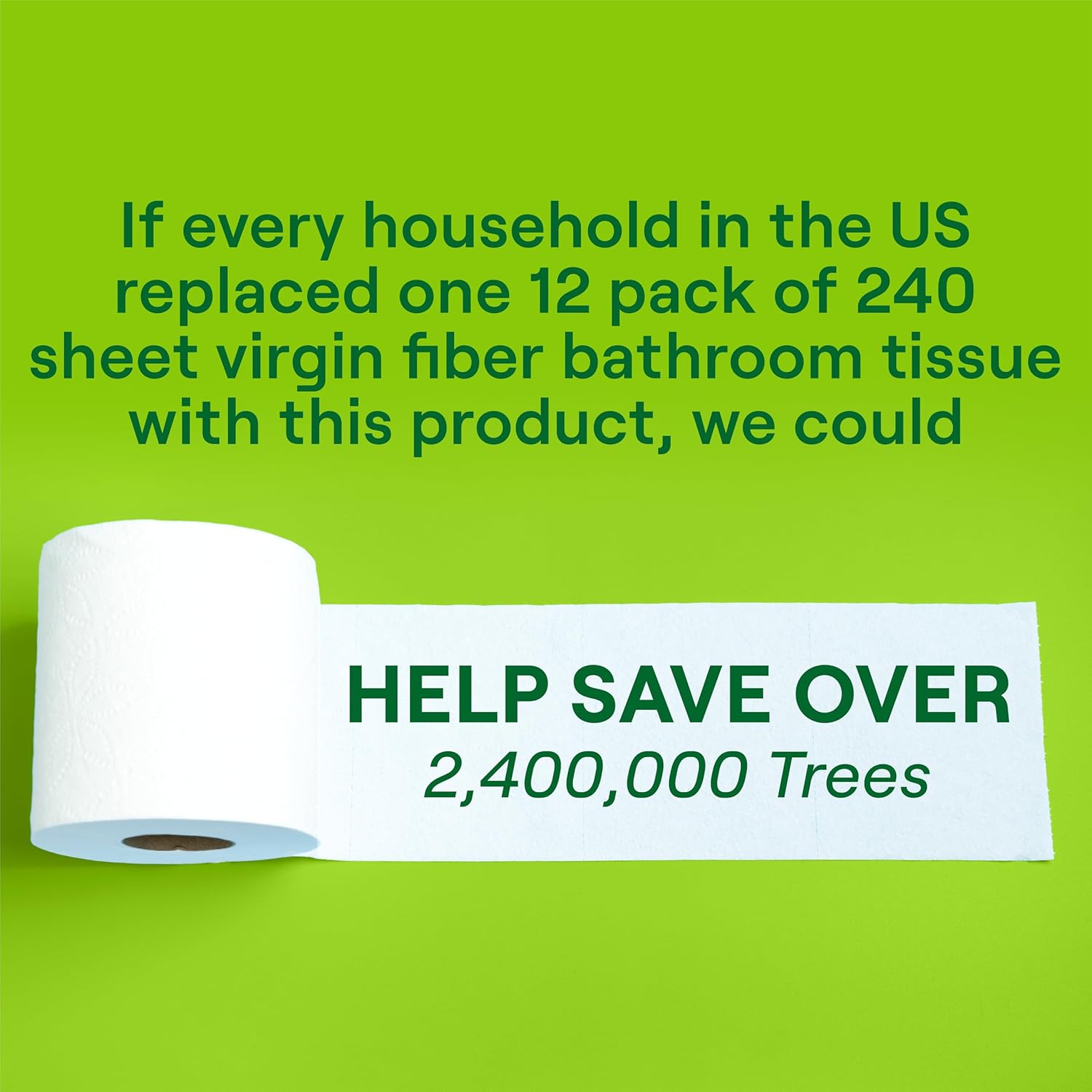 Seventh Generation Toilet Paper Recycled Bath Tissue 4-Pack 100% Recycled Paper 2-ply without Chlorine Bleach 12 Rolls
