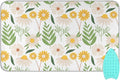 Ironing Mat Portable Ironing Pad Ironing Blanket for Table Top Heat Resistance Double-Side Using Travel Large 47.2 x 27.6 Inch Foldable Lightweight White Flower