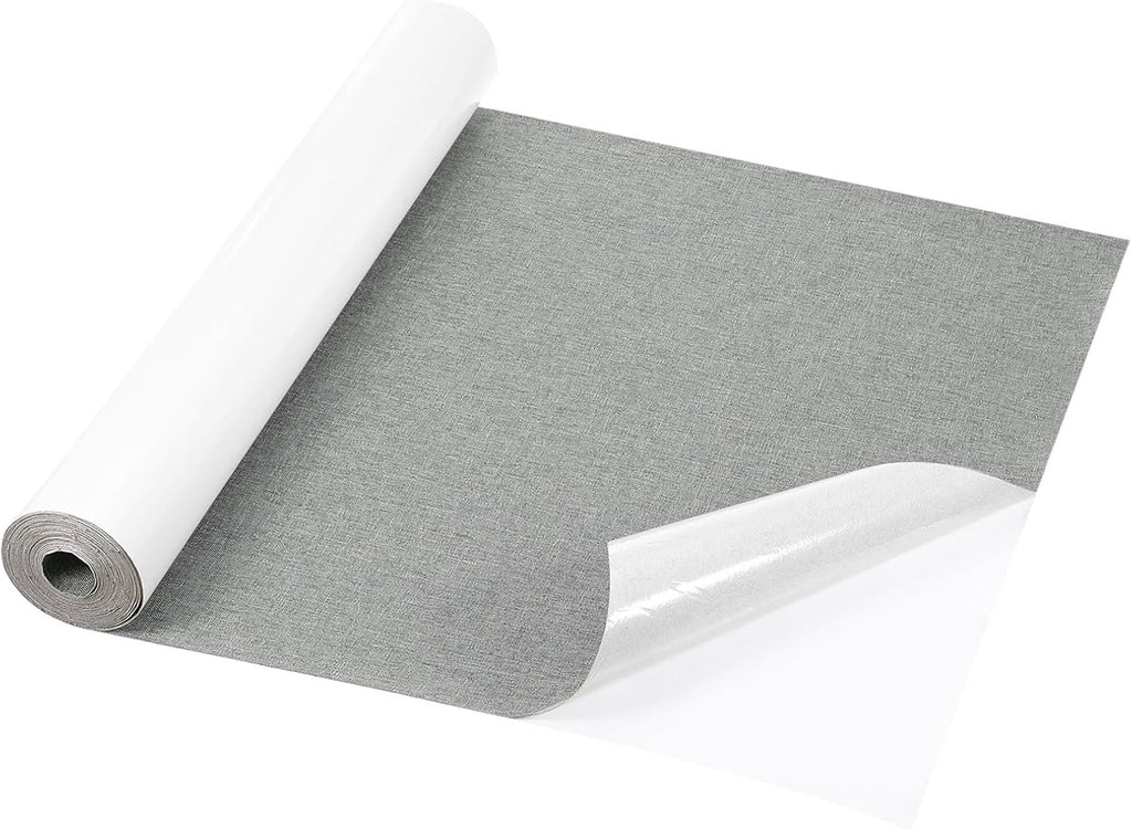 Repair Patches Repair Tape Self-Adhesive DIY Repair Patch Linen Gear Patch for Sofa, Furniture, Chair, Clothing,Tents,17x158 Inch,Grey