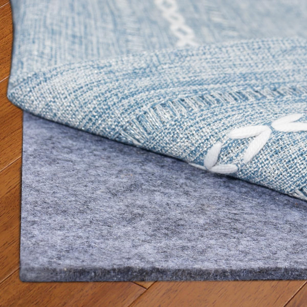 Extra Large Area Rug Pad, 9x12 Ft Cushioned Carpet Pad, Thick Felt Pad for All Floors, Keeps Rug in Place Soft