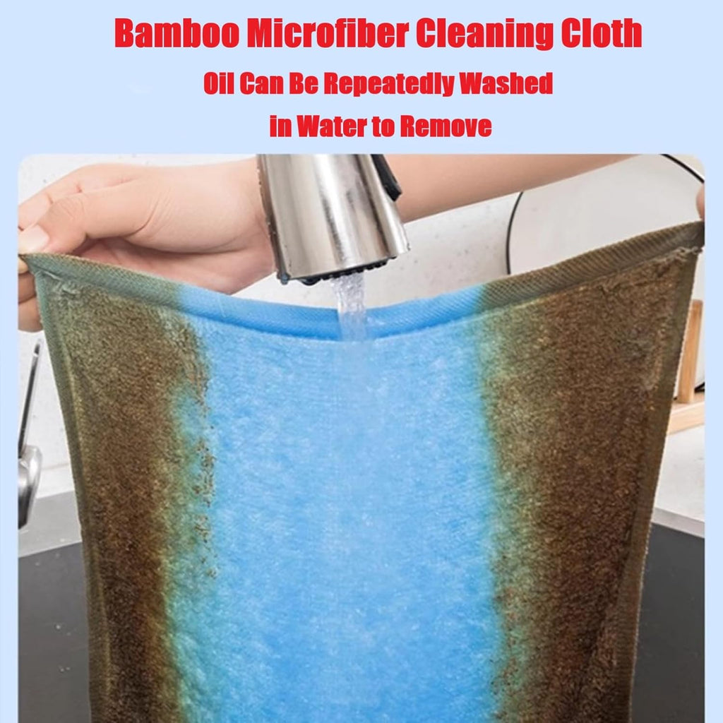 Bamboo Microfiber Cleaning Cloth-8Pcs Kitchen Wash Cloths,Wood Fiber Window Glass Rags,Micro Fiber Cloth for Cleaning Suitable for Dishes,Car Towel Rag Made From Baby Washcloths Material (yellow)