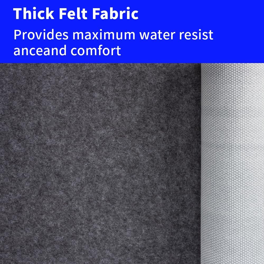 100% Waterproof Non-Slip Rug Pad 6x9 for Large Area Rugs Durable Felt Floor Protection pad for All Floors, Suitable for Cutting. Rug Pads Keep Rugs in Place and Provide Cushioning