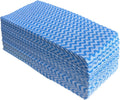 Disposable Cleaning Cloths Multi-Purpose Heavy Duty Disposable Dish Cloth Dish Rags for Kitchen, 7.87 x 15.75 inches -50 Counts/Pack,Blue