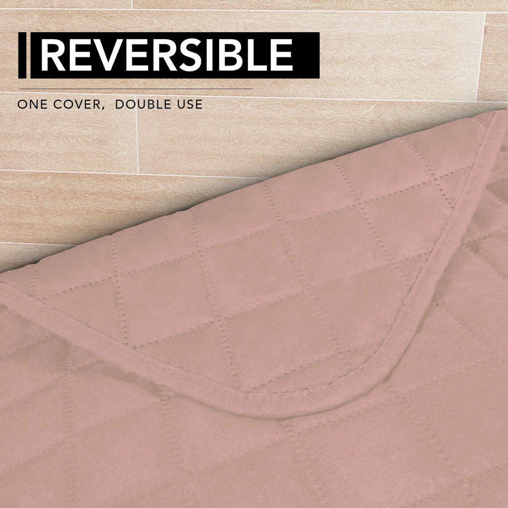Easy-Going Sectional Couch Covers for Dogs L Shape Sofa Cover Reversible Sofa Slipcover Chaise Lounge Cover Furniture Protector Cover for Pets Dog Cat (42 x 52 inches, Pink/Pink)