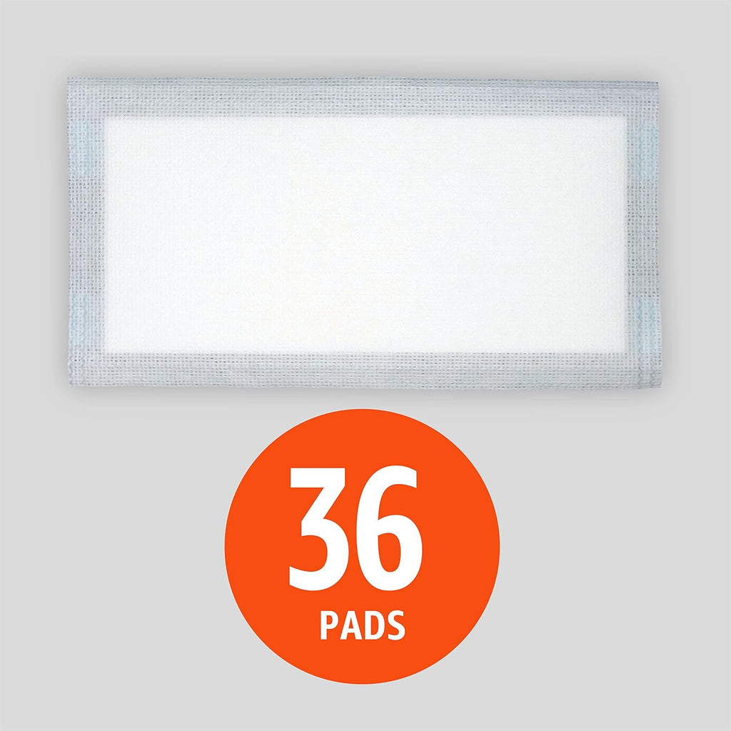Amazon Basics Floor Mopping Pads, Fits Swiffer WetJet Mopping Systems, 36 Count (Pack of 1)