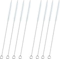 12-inch Extra Long Straw Cleaner Brush, Straw Brush Extra Long with Nylon Bristles, Straw Cleaning Brush Extra Long for Baby Bottles, Glass/Silicone Straws Piper Cleaners.