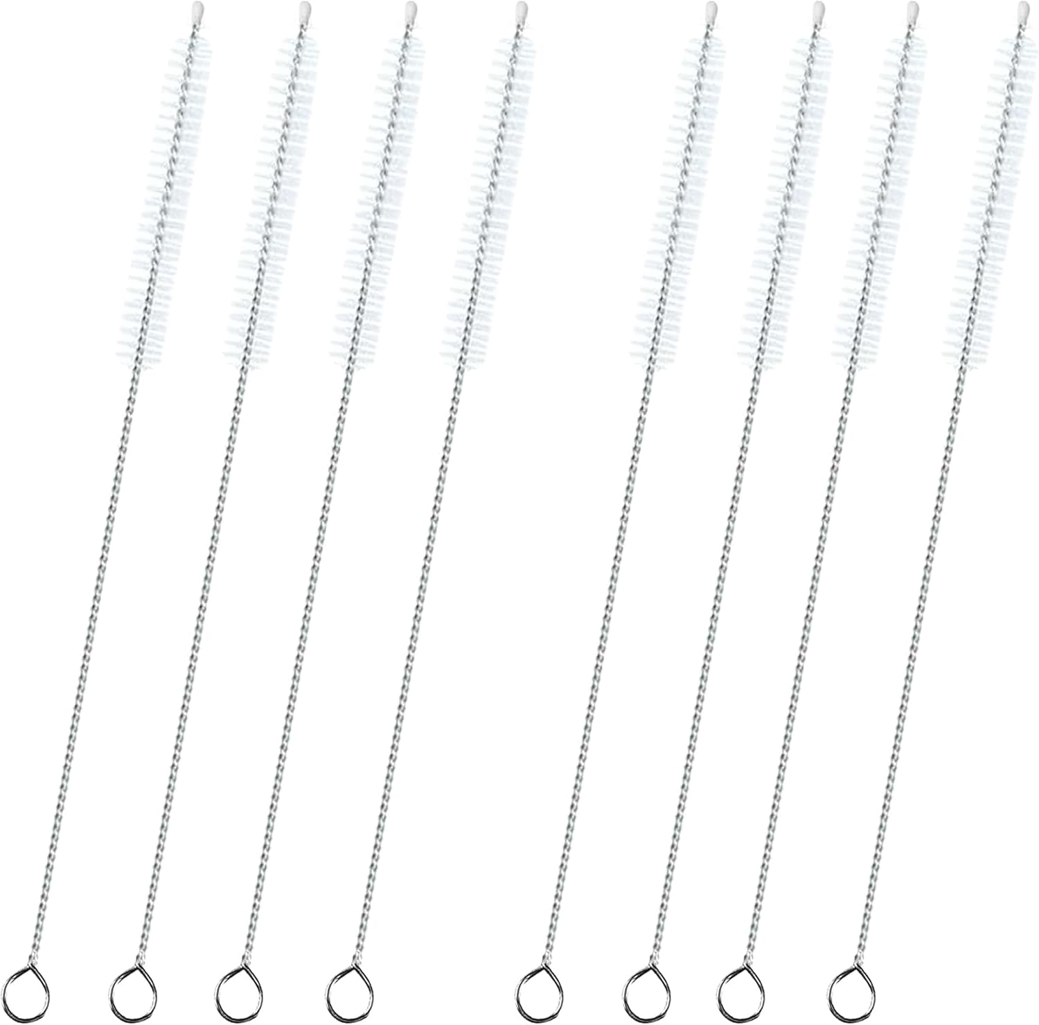 12-inch Extra Long Straw Cleaner Brush, Straw Brush Extra Long with Nylon Bristles, Straw Cleaning Brush Extra Long for Baby Bottles, Glass/Silicone Straws Piper Cleaners.