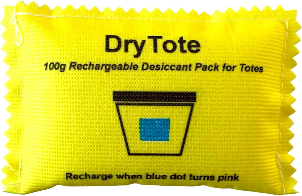 100g Rechargeable Desiccant Pack of 50 - Moisture Absorbing Bag - Silica Gel Desiccant Dehumidifier for Storage Bins and Totes