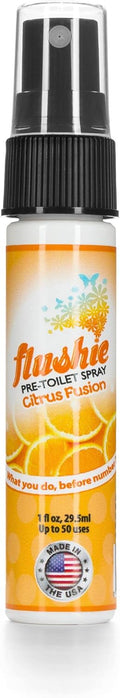 Flushie Pre-Toilet Sprays for Poop Travel Size Toiletries Bathroom Spray for Poop Spray for Toilet Deodorizer Traveling Essentials Poop deodorizer Poop Odor eliminator
