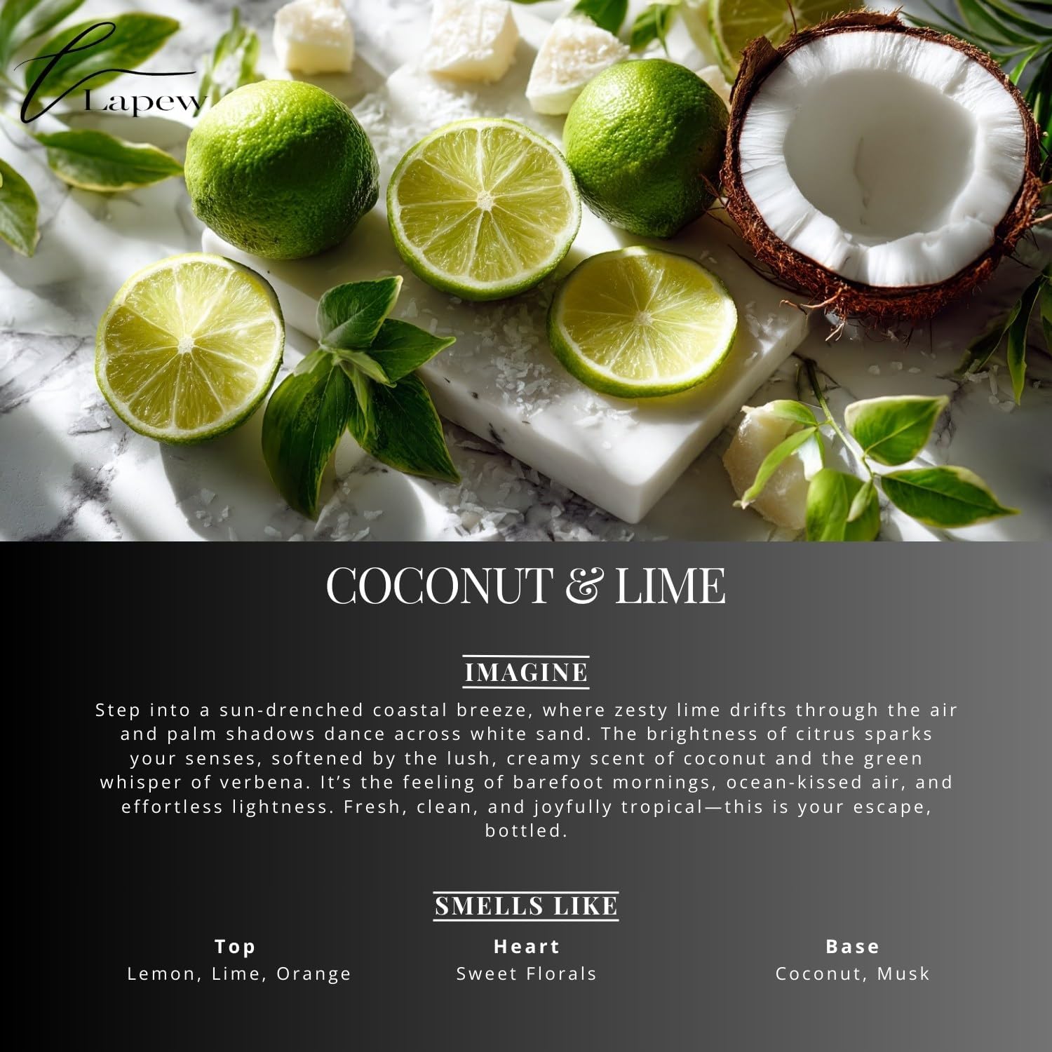 Coconut & Lime Carpet Freshener Powder Refill 36 oz | Powerful Odor Eliminator for Home | Upholstery Deodorizer | Carpet Deodorizer | Pet Urine | Cat Litter Box | Coconut Lime Verbena Fragrance
