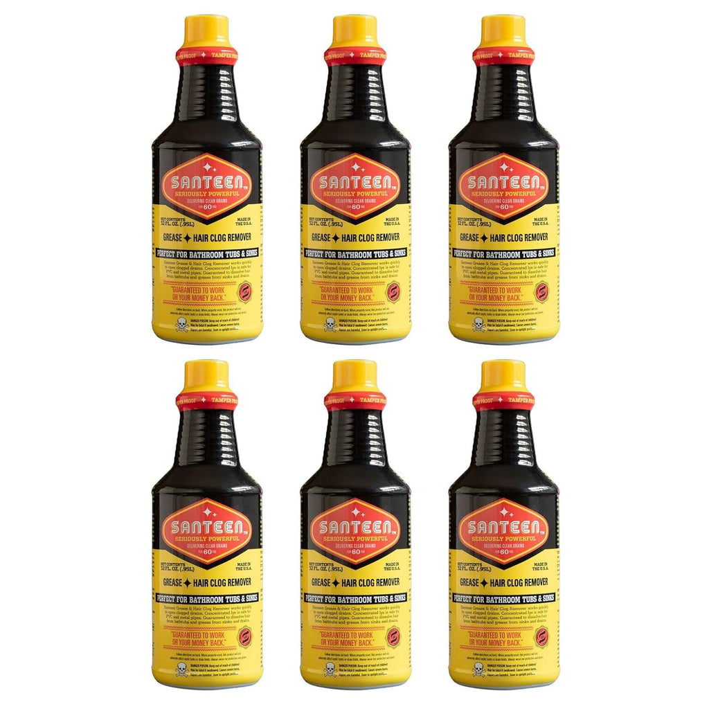 Santeen - 700-6 Grease Hair Drain Opener Quart 32oz