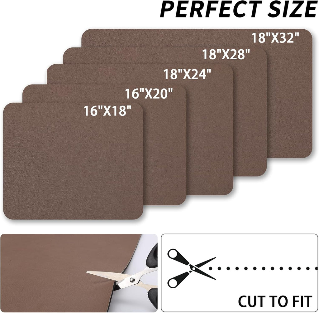 Dish Drying Mat for Kitchen Counter, Heat Resistant Drainer Mats with Non-slip Rubber Backed, Hide Stain Kitchen Super Absorbent Draining Mat, Easy to Clean Dish Rack Pad, Brown 18"x28"