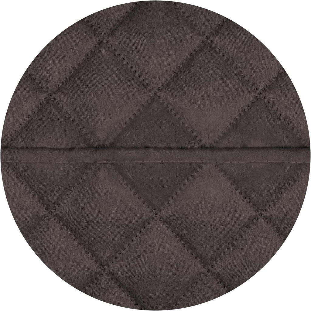 PureFit Reversible Quilted Sofa Cover, Water Resistant Furniture Protector, Washable Couch Cover with Non Slip and Elastic Straps for Kids, Dogs, Pets (Oversized Loveseat, Chocolate/Chocolate)
