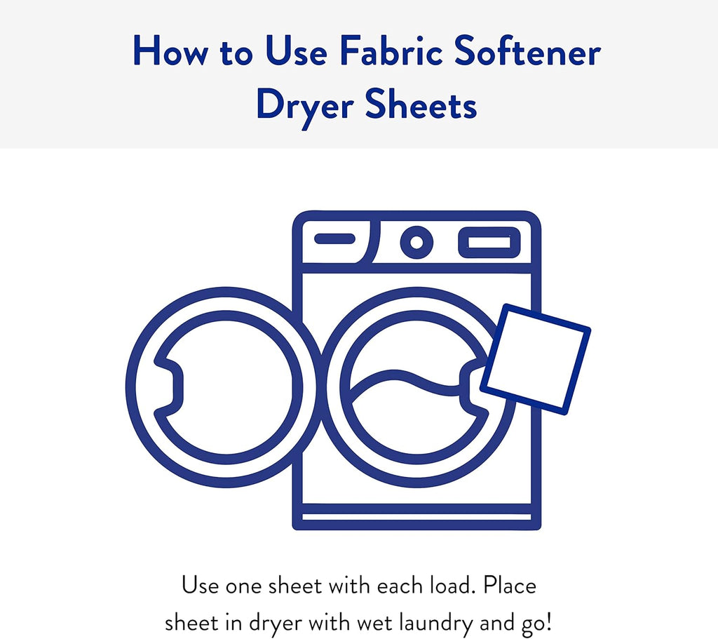 The Clean People Fabric Softener Sheets - Dryer Sheets - Softens & Removes Static Cling - Vegan Laundry Softener, Essential Oils - Fragrance Free 240 Pack