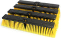 4PCS Push Broom Head Outdoor Large Stiff Bristle Broom Head - Excellent Cleaning Performance - Easy Installation Broom Head(18 inches)