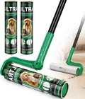 10" Large Lint Roller for Pet Hair Extra Sticky, Long Handle Floor Sticky Rollers with Big Lint Roller Refills for Cleaning Carpets, Cars, Furniture,Clothing, and Pet Hair,Green