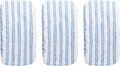 Matthew Microfiber Mop Refills Compatible with Hardwood Floor 'N More, Mop Head Replacement Reusable for Large Surface Compatible with ShMop and All 15 * 8” Flat Mops – 3Pcs Microfiber Mop Pads