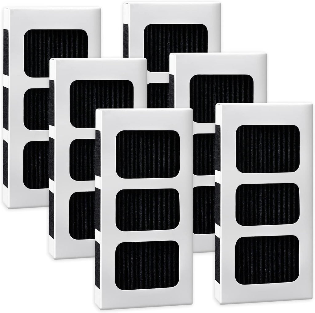 KEEPOW Paultra2 Refrigerator Air Filter Compatible with Frigidaire Pureair Ultra 2, Pure Air Ultra 2, Pureair Ultra ii, Electrolux 242047805, 5303918847, EAP12364179 (6 Pack)