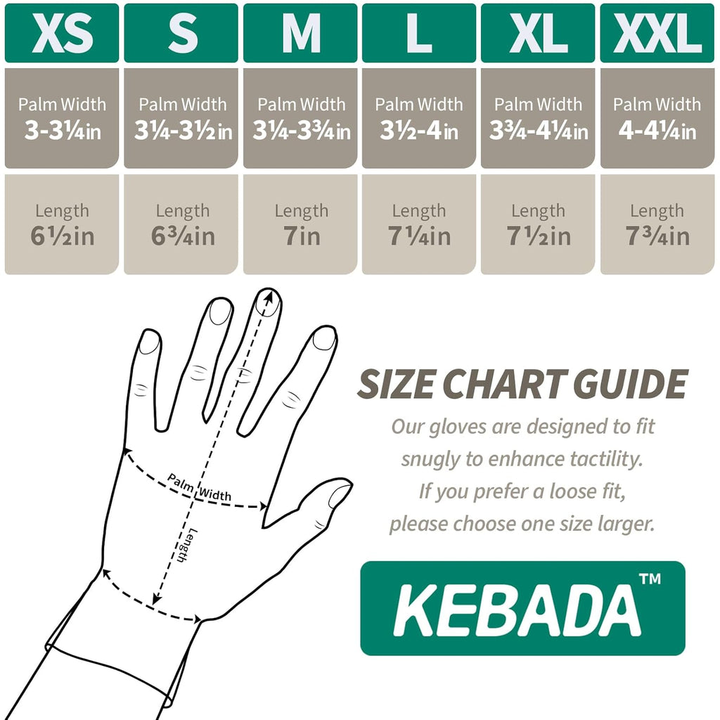 Kebada Safety Work Gloves,120 Pairs Bulk Pack, Touchscreen, PU Coated, Ideal for Warehouse, Construction, Gardening and Mechanics, Grey, Small