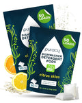 Puracy Dishwasher Pods, Natural Dishwasher Detergent, Citrus Skies Dish tabs - Enzyme-Powered, Spot & Residue Free - TikTok Trend Items, Must Haves from TikTok (Citrus Skies, 50 Count - 2 Pack)