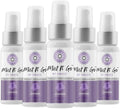 Mist N’ Go by Omaze Travel Bathroom Spray for Toilet Spray Odor Eliminator - Travel Toilet Spray for Bathroom Air Freshener Spray for Bathroom Deodorizer - Lavender Regular Size (2oz x5)