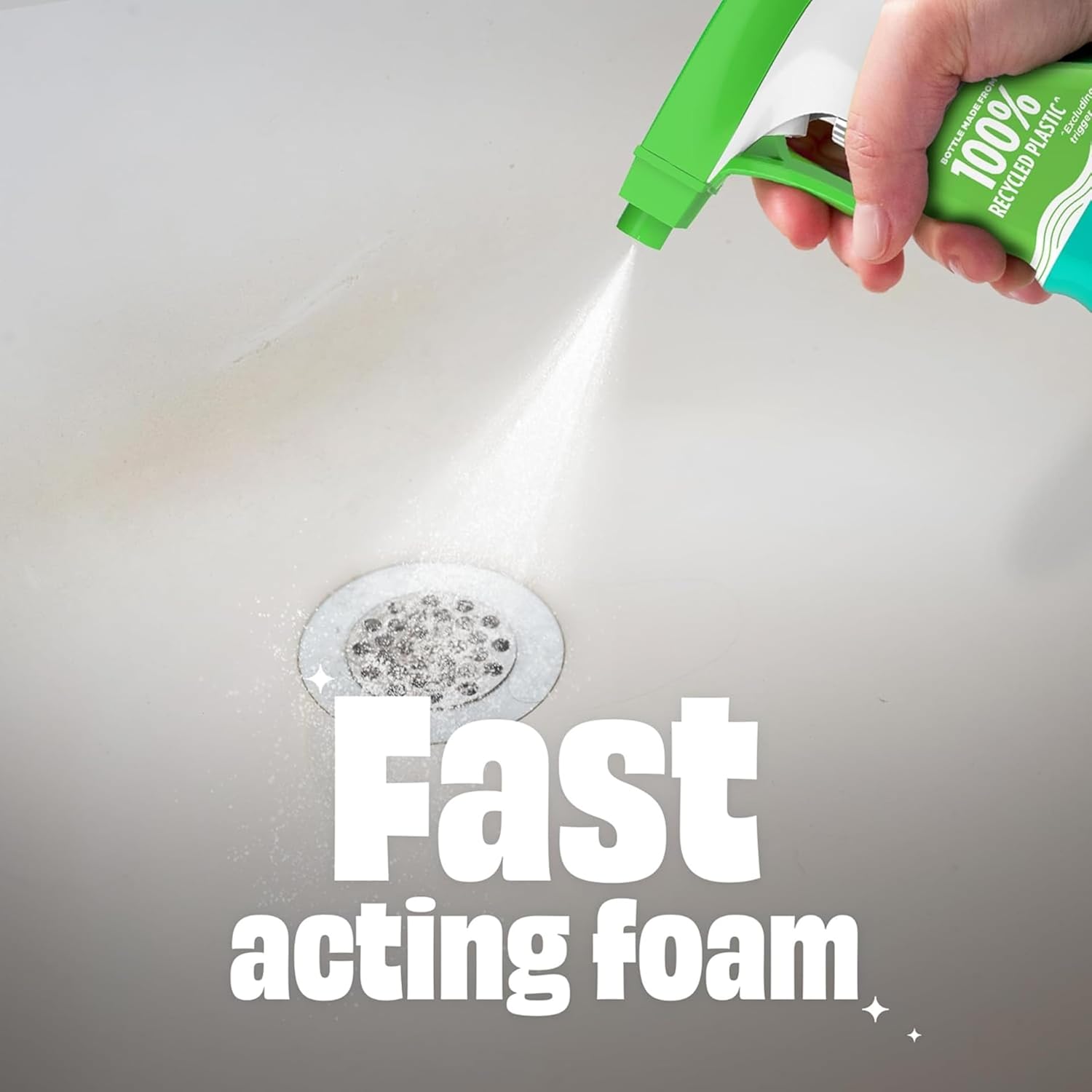 Scrubbing Bubbles Easy Clean Foaming Multipurpose Bathroom Cleaner Spray, Bottle Made from 100% Recyled Plastic, 32 Ounce Spray (Pack of 2)