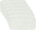 Sienna Luna Replacement Pads Microfiber Mop Pads Fit for Steamer Head SSM-3006 Series Hard Floor Mop Washable Durable Cloth Pads 6 Pack