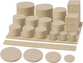 BALEINE 141PCS Felt Furniture Pads, Multi-Size Felt Pads for Chair Legs, Tables, Beds, Scratch-Reducing Floor Protectors for Hardwood Floors, Tile, Vinyl, and Laminate (141PCS, Beige)