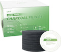 6.7 Inch Charcoal Filters for 8 Pack Kitchen Countertop Compost Bins- Extra Thick 0.4" for Longer Lasting Activated Carbon