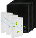 HPA300 HEPA Filter Replacement for Honeywell HPA300 Series Air Purifiers HPA300,Compatible HPA300/304/8350/300VP/3300b/5300 Series, 3 Filters and 6 Pre-cut Activated Carbon Filter (3 Pack)