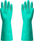 ThxToms Chemical Resistant Nitrile Gloves, Resist Household Acid, Alkali, Solvent and Oil, Latex Rubber Free, 1 Pair Medium