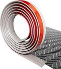 Floor Transition Strip Self Adhesive Carpet & Flooring Transitions Edging Trim Strip PVC Threshold Transitions Suitable for Threshold Height Less Than 5mm (10Ft, Wood Grain Gray-New)