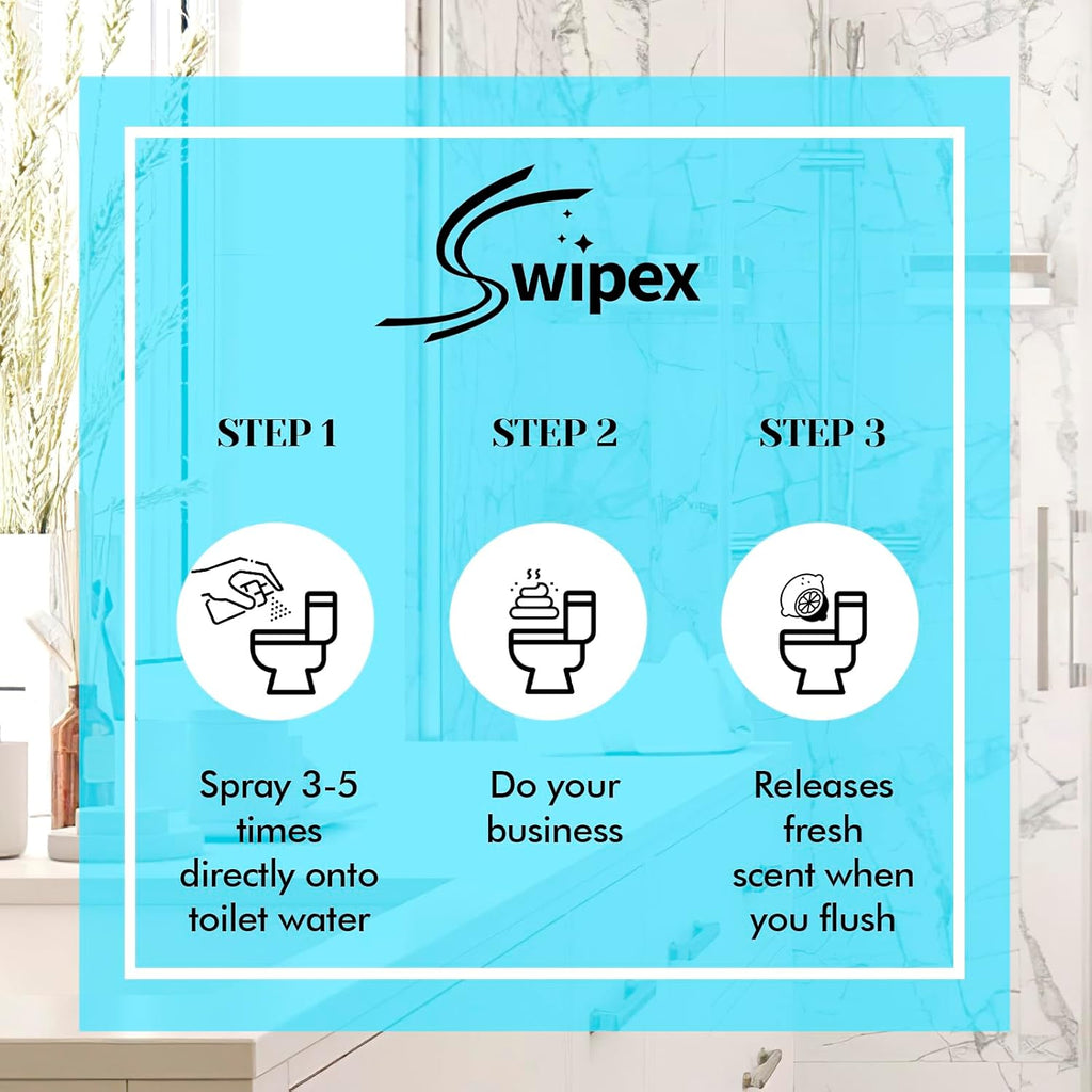 Toilet Spray for Poop 3 Pack, Travel Size Variety, Bathroom Odor Eliminator - Ocean Eucalyptus Coconut