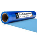 Floor Protection Film, 48" x 200', Made in USA, Blue Self Adhesive Floor Protector Tape for Moving, Painting and Construction, Temporary Covering to Shield Hardwood, Tile, Hard Surfaces