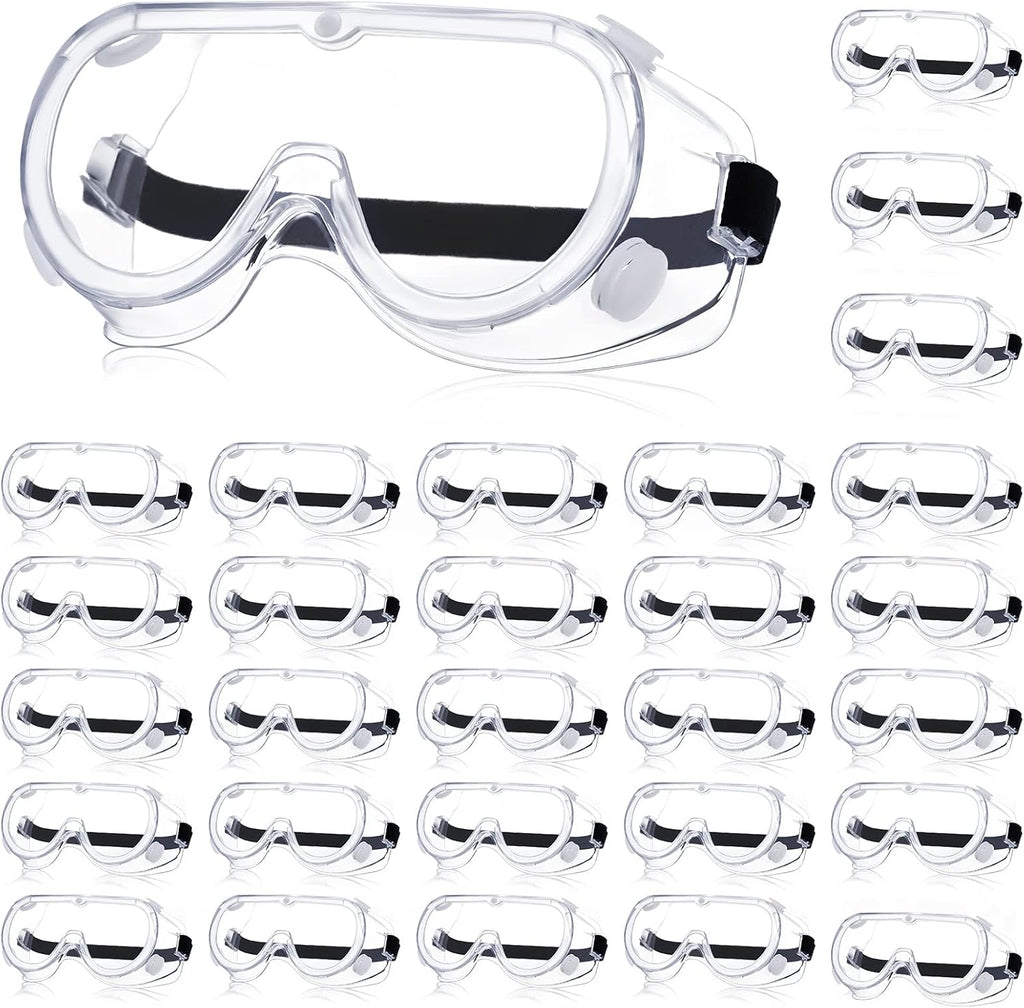 Yunsailing Protective Safety Goggles Lab Over Glasses Clear Anti Fog Eye Protection Goggles for Men Women