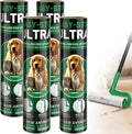 Large Lint Roller Refills for Lint Remover,4 Pack 10 Inch Big Lint Roller Refill Compatible with Evercare Mega Roller Cleaning for Carpets, Furniture, Pet Hair