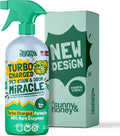 Sunny & Honey Pet Stain & Odor Miracle - Turbo Charged, 32 Fl Oz, Spring Mint - Carpet Shampooer Enzyme Cleaner Spray - Pet Urine & Odor Eliminator Spray - Stain Remover & Carpet Cleaning Solution