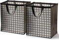 Lily queen Recycle Bin Bags for Kitchen Home Trash Cans Sorting Bins 12 Gallon Set of 2