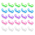 25 Pcs Handle Grip Nail Brush, Fingernail Scrub Cleaning Brushes for Nails and Toes, Hand & Foot Nail Cleaner, Pedicure Manicure Brush for Women, Men, Kids – Multicolor