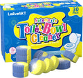 Automatic Toilet Bowl Cleaner Tablets, 30-Pack Long-Lasting Toilet Tank Cleaner for Bathroom, Blue Water Freshener, Prevents Stains & Odor, Safe for All Toilets (30, Blue and yellow)