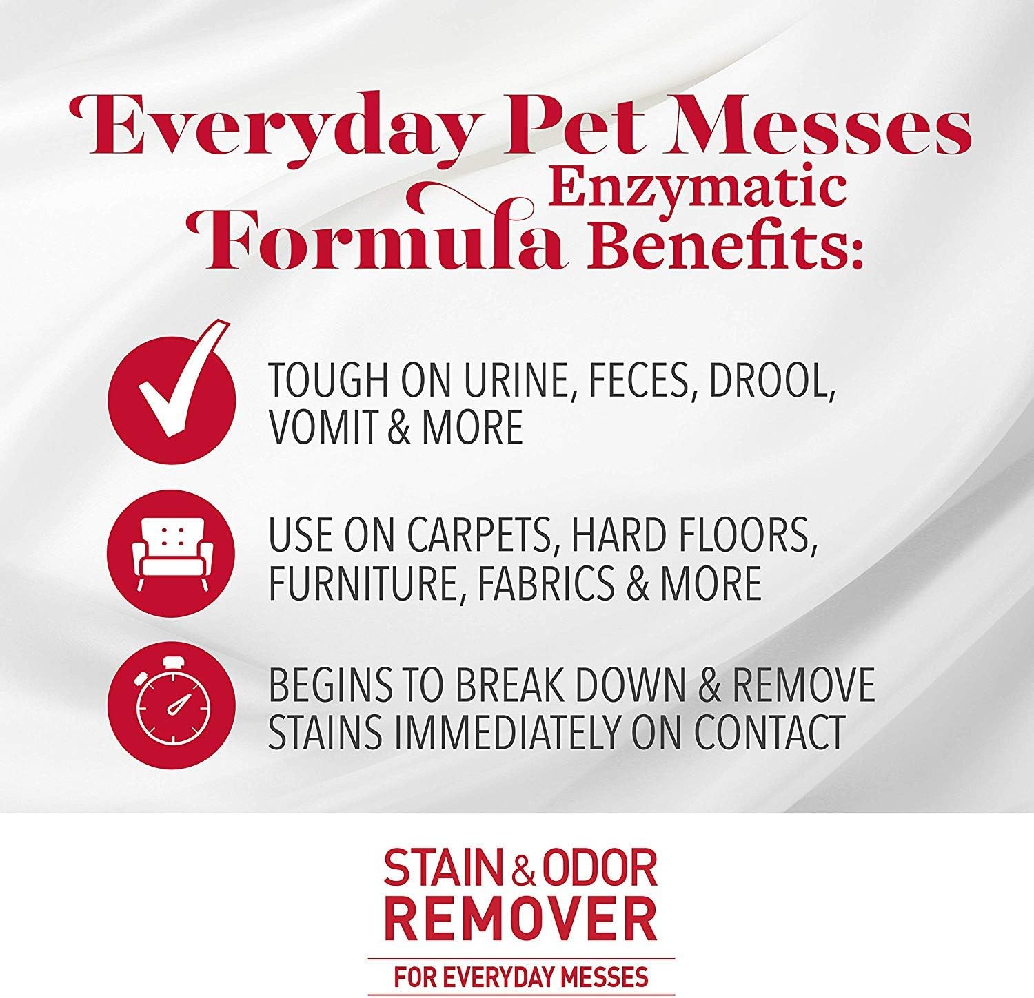 Nature's Miracle Stain and Odor Remover for Dogs, Odor Control Formula, Refill, 1.33 Gal
