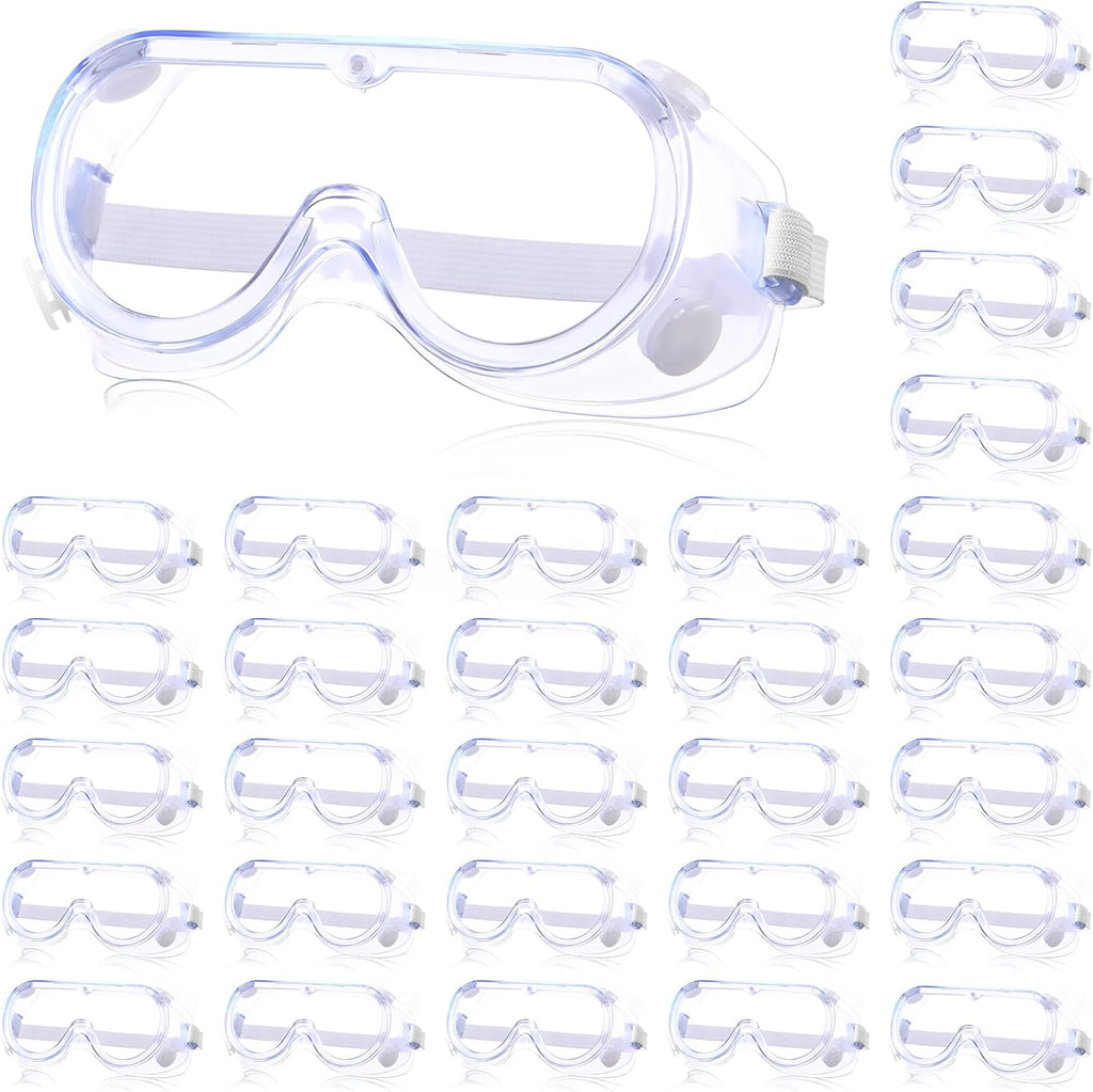 Yunsailing Protective Safety Goggles Lab Over Glasses Clear Anti Fog Eye Protection Goggles for Men Women