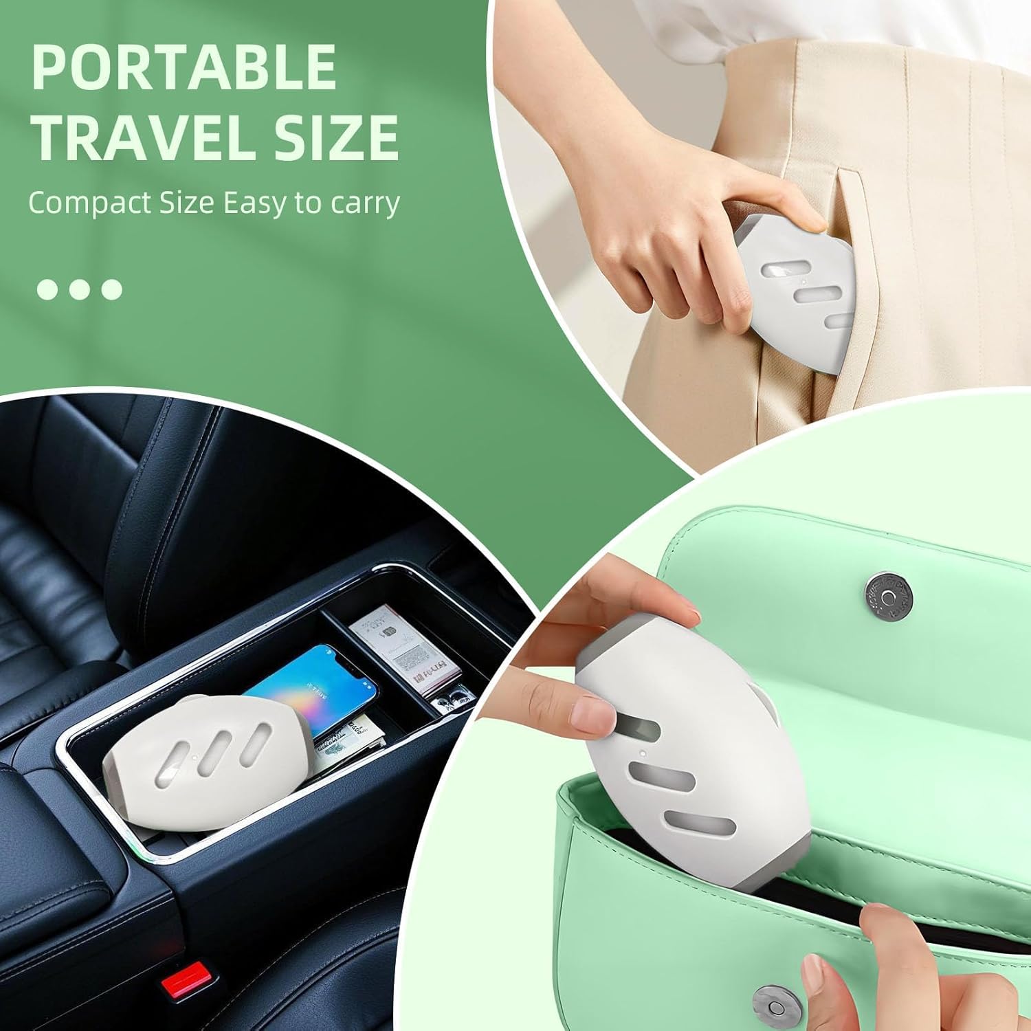 Upgrade Reusable Lint Roller for Pet Hair, Portable Washable Sticky Rollers for Clothes, Super Sticky Home Travel Lint Roller Ball Remover Clothes Plush, Hair, Dust (White)